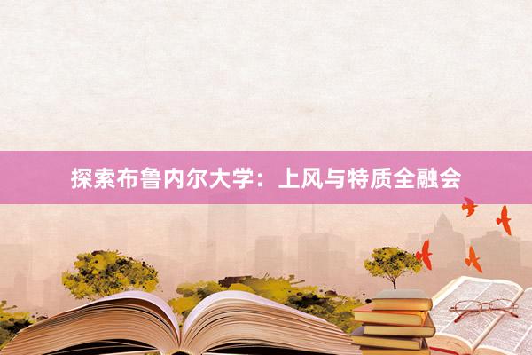 探索布鲁内尔大学：上风与特质全融会